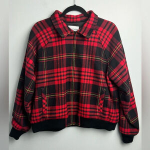 Pendleton Men’s Alpine Holiday Wool Flannel Jacket size Large